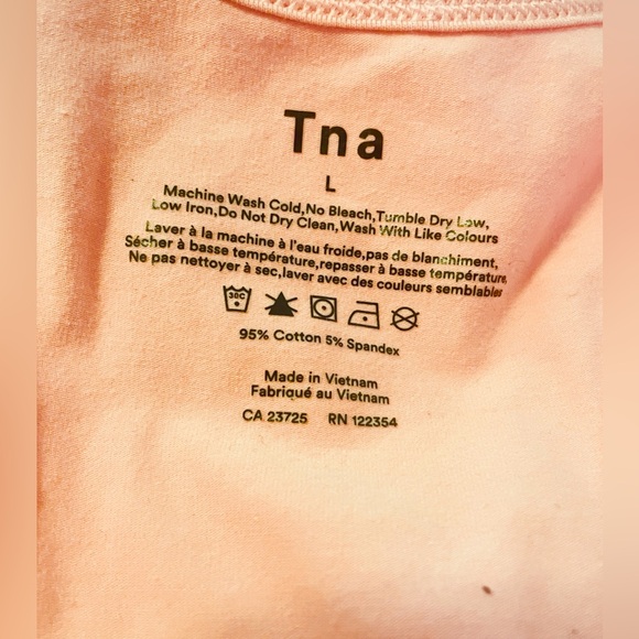 Pretty Pink TNA Tank Top Bodysuit - Picture 3 of 3